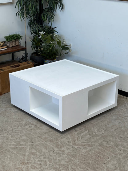 Modern Textured 38" Coffee Table