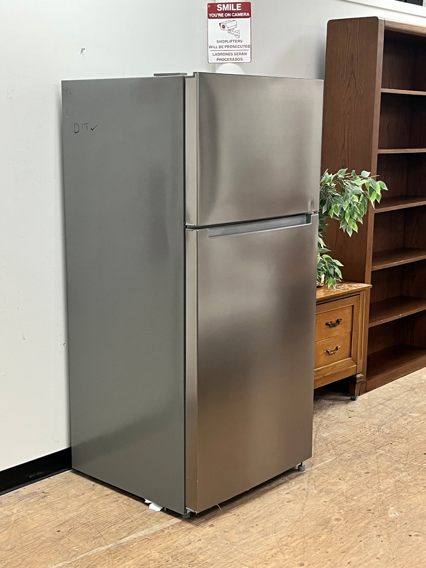 Seasons 18 Cu. Ft. Stainless Steel Refrigerator