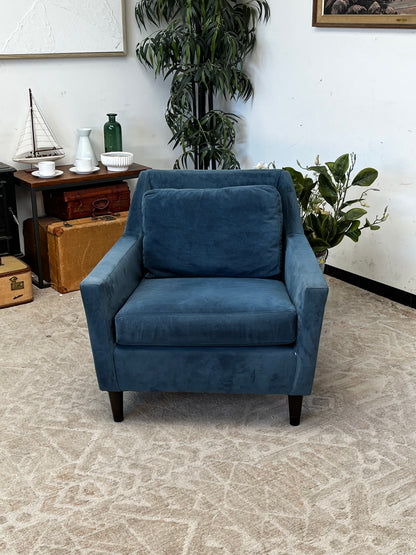 West Elm Teal Armchair