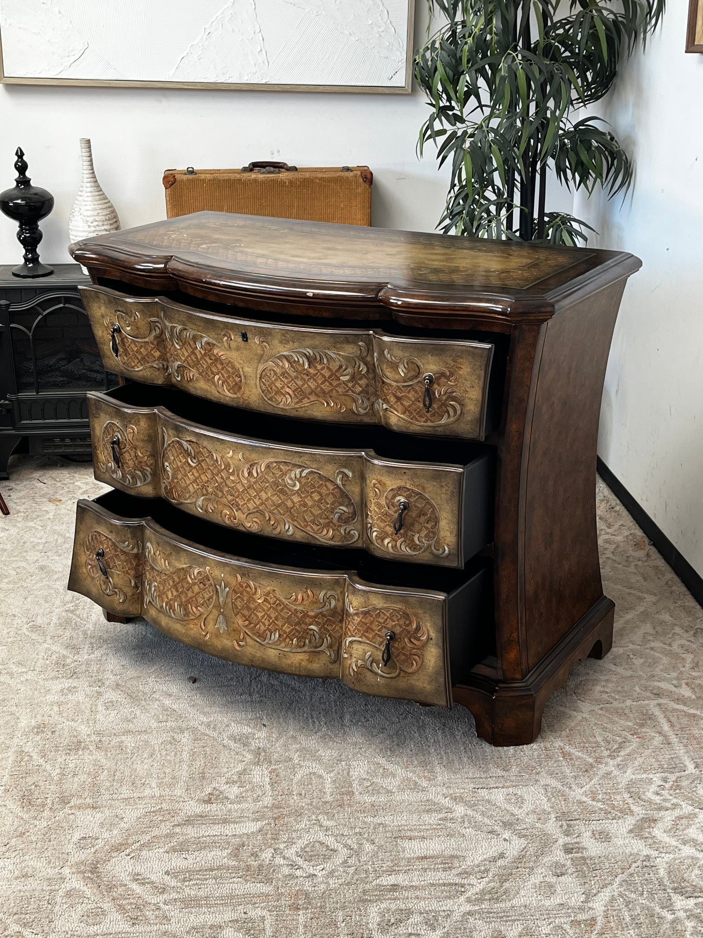 Bombe-Style Accent Chest