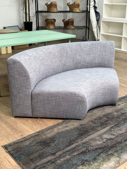 Modern Rounded Loveseat