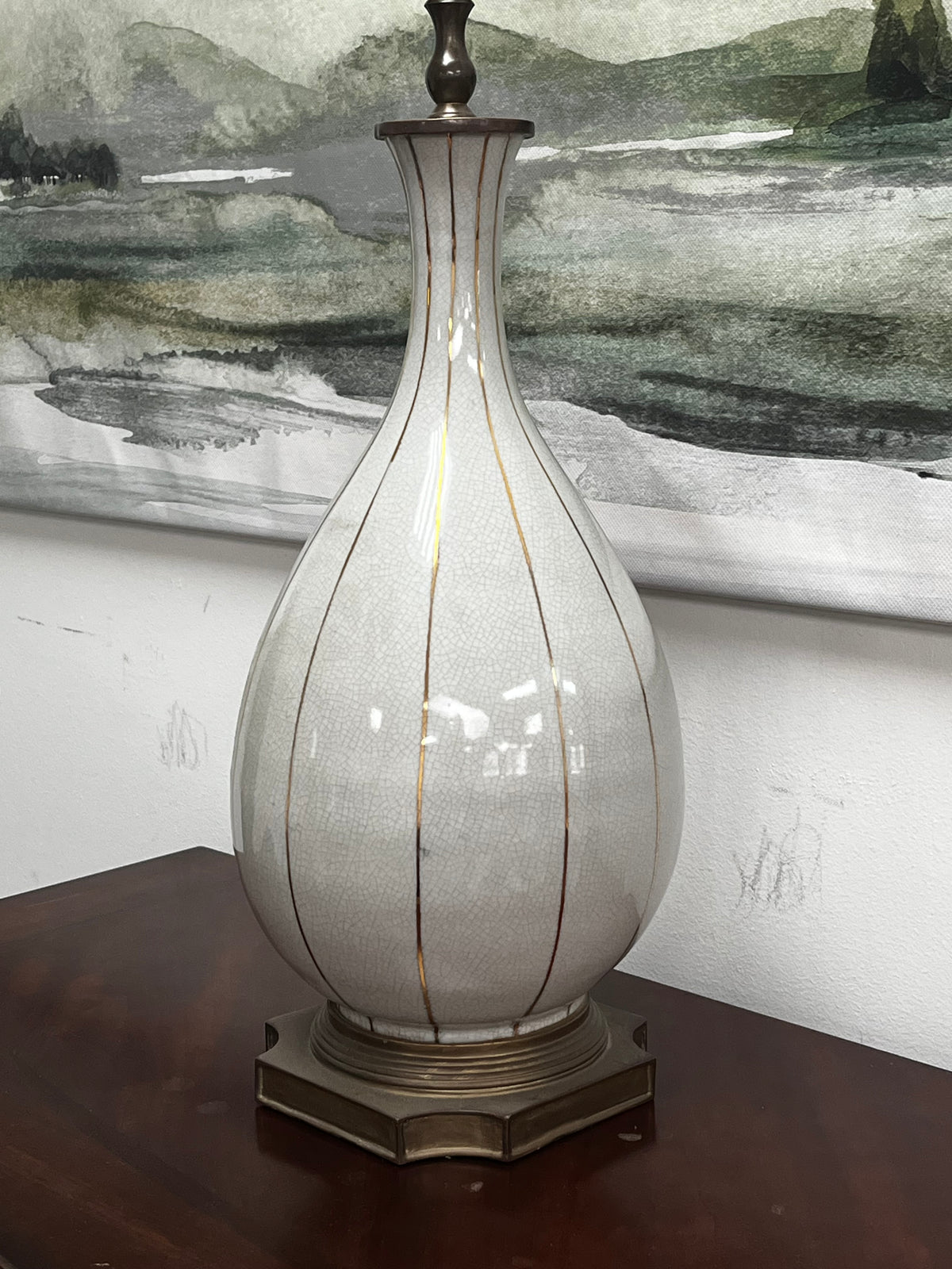 Teardrop Style Table Lamp