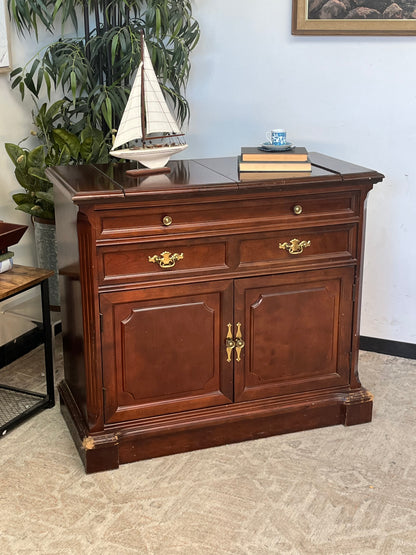Bassett Furniture Wooden Buffet Cabinet