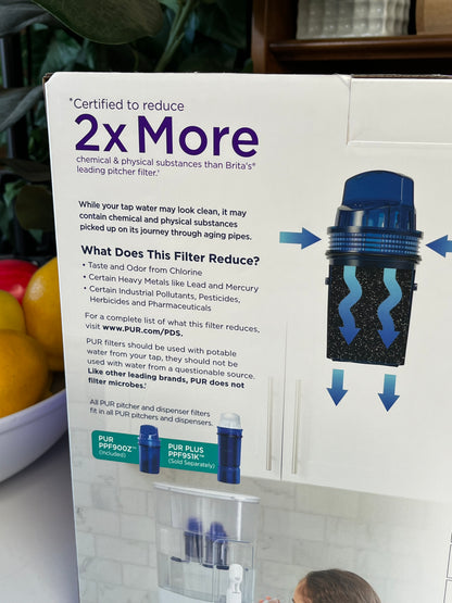 PUR 44 Cup XL Dispenser Filtration System with 2 Filters