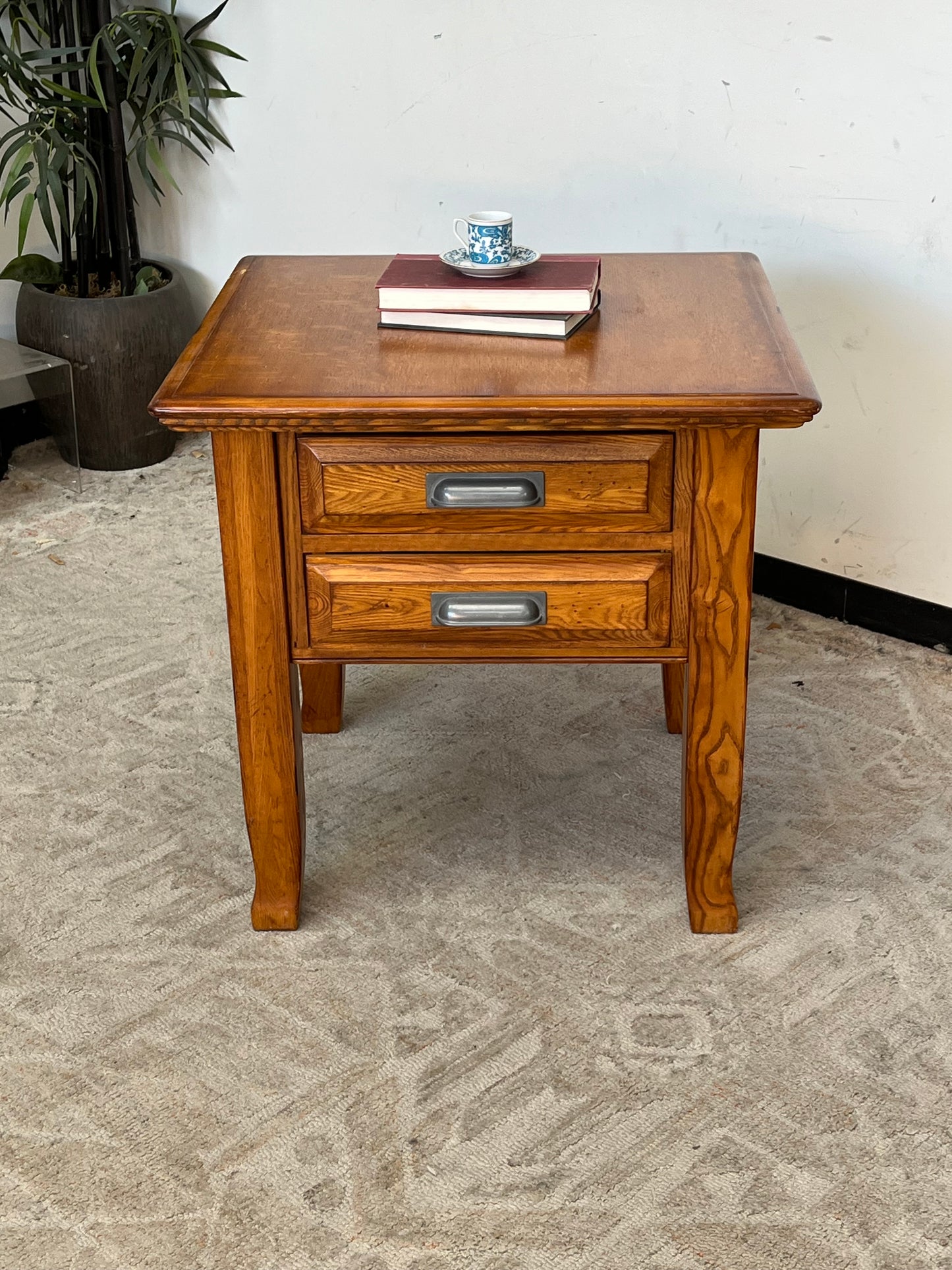Traditional Side Table w/ Drawers