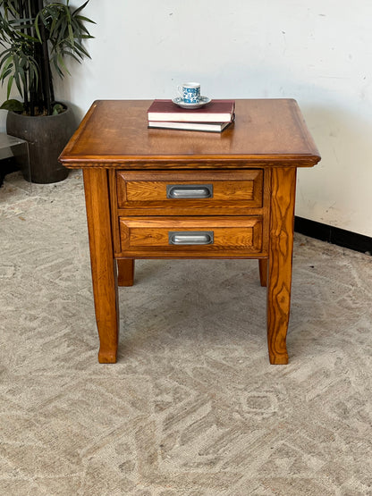 Traditional Side Table w/ Drawers