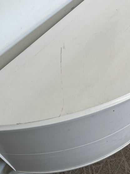 Modern White Demilune Sideboard