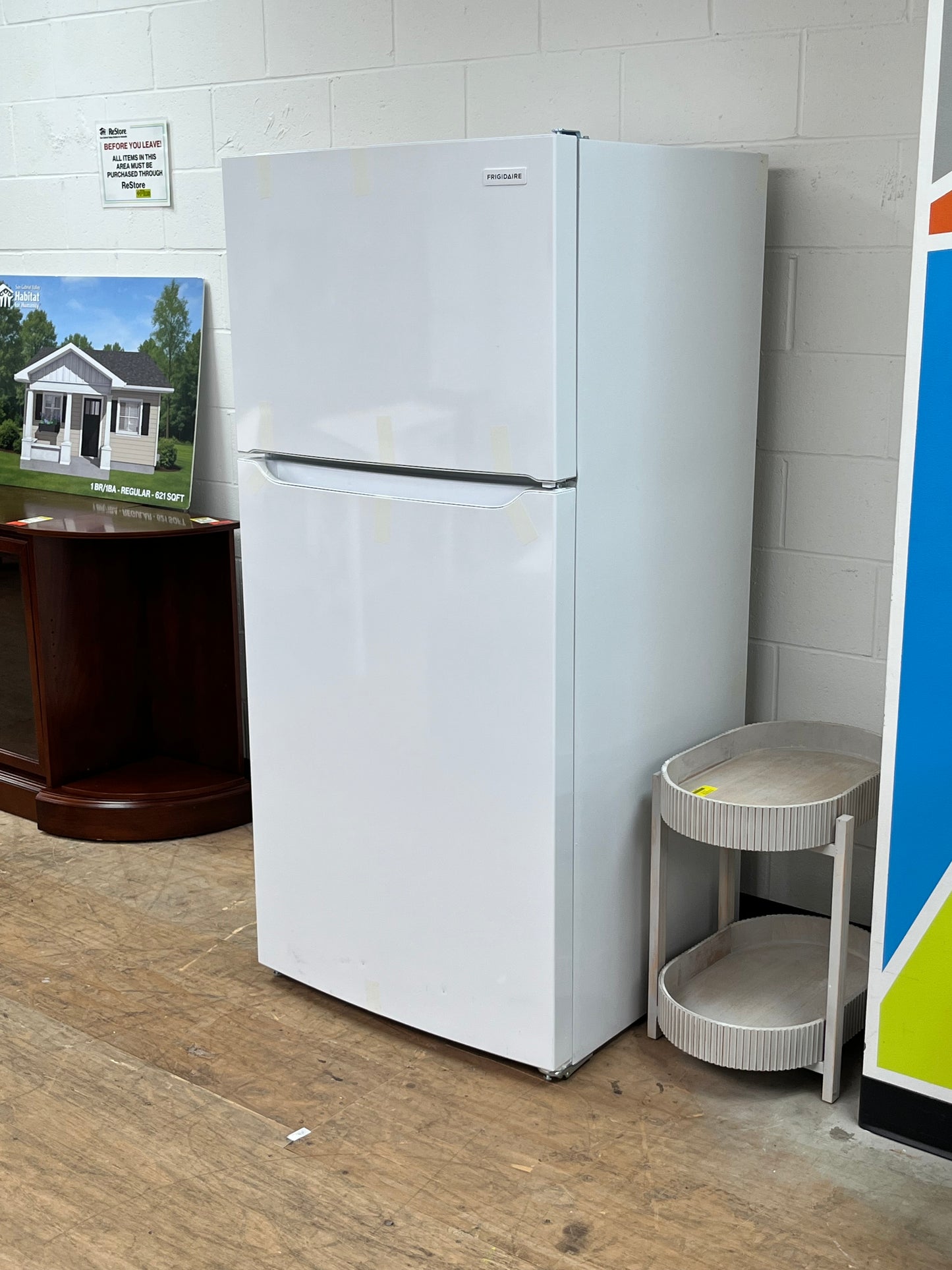 Frigidaire White 18.3 Cu. Ft. Top Freezer Refrigerator