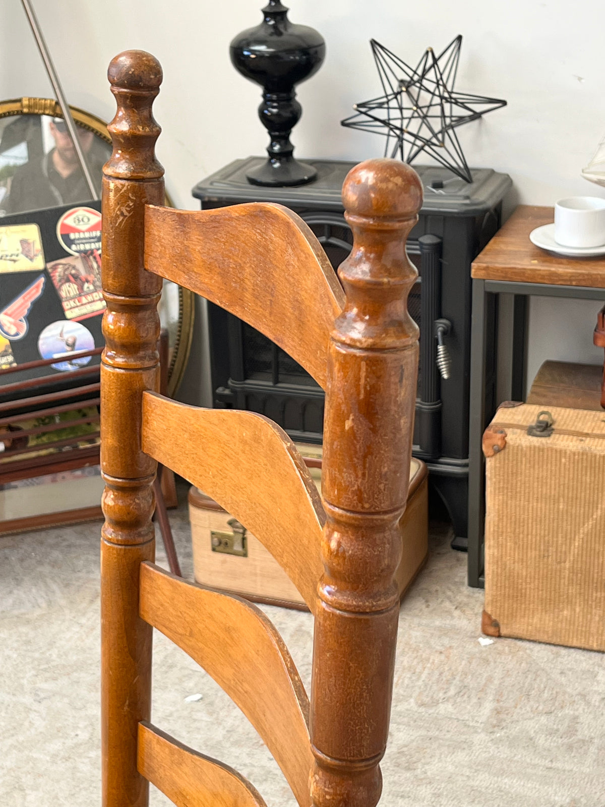 Vintage Style Rattan Dining Chair