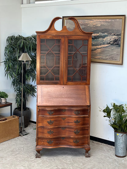 Antique Secretariat Style Desk