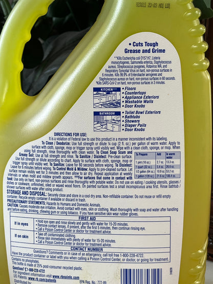 Lysol Clean & Fresh Multi-Surface Cleaner 1 Gallon