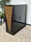 Modern Black Lacquer Chest of Drawers