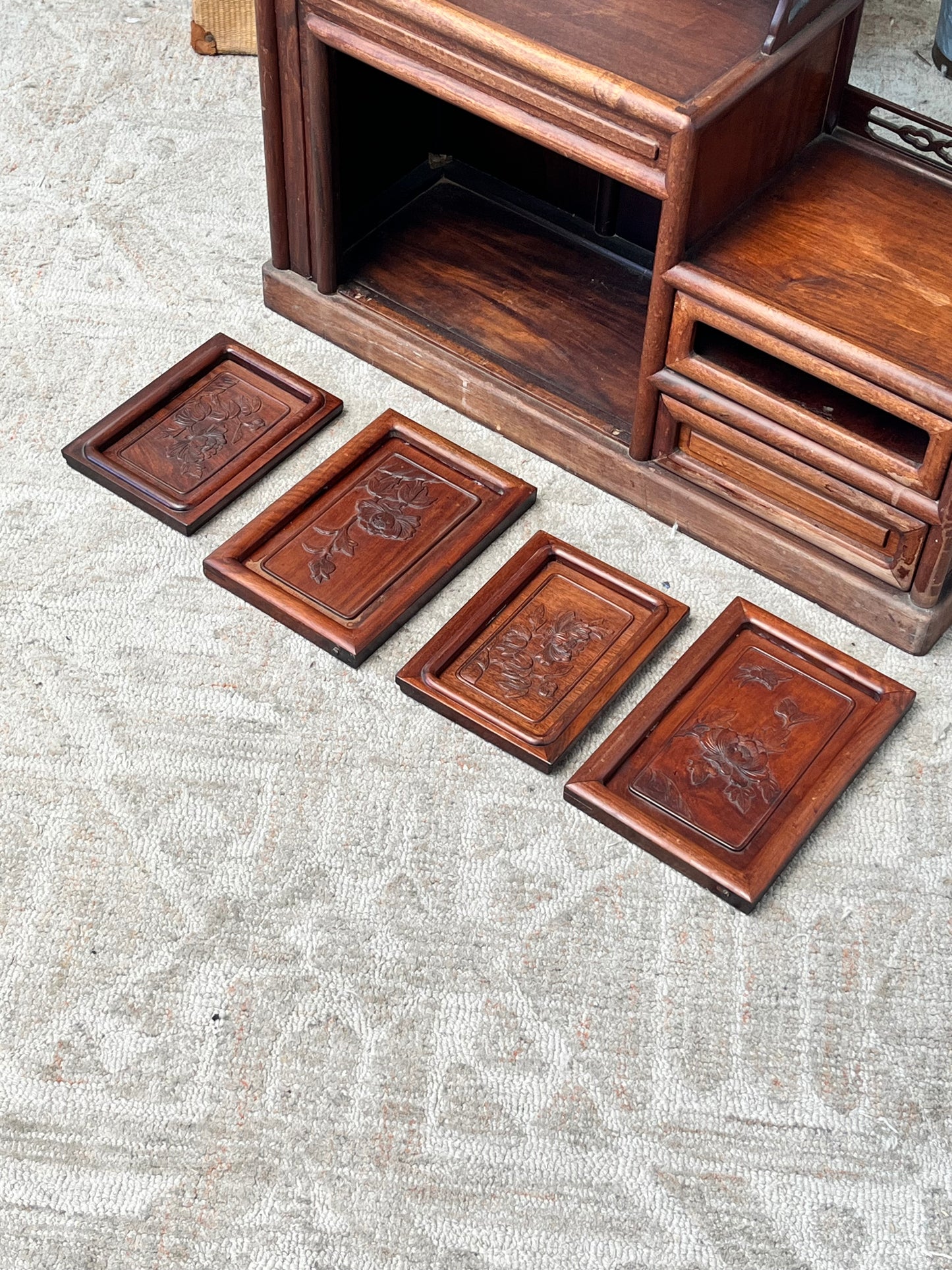 Asian Style Wooden Cabinet
