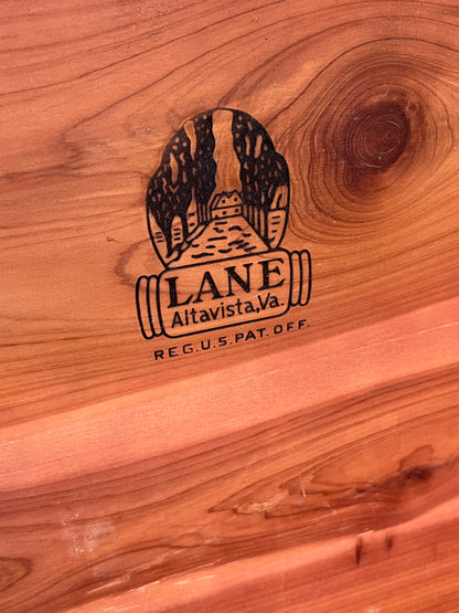 Lane Furniture Mid Century Wooden Cedar Chest - Broken Leg