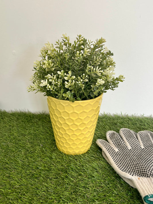 Honeycomb Ceramic Vase