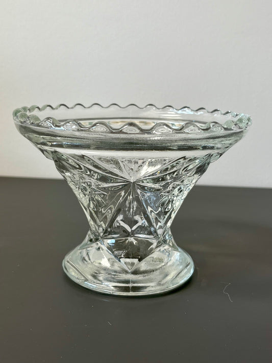 Mini Pedestal Crystal Bowl