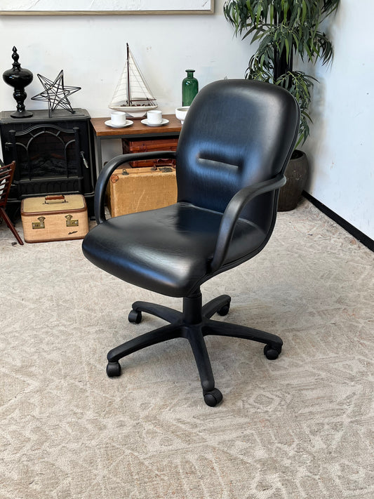 Office Faux Leather Rolling Chair