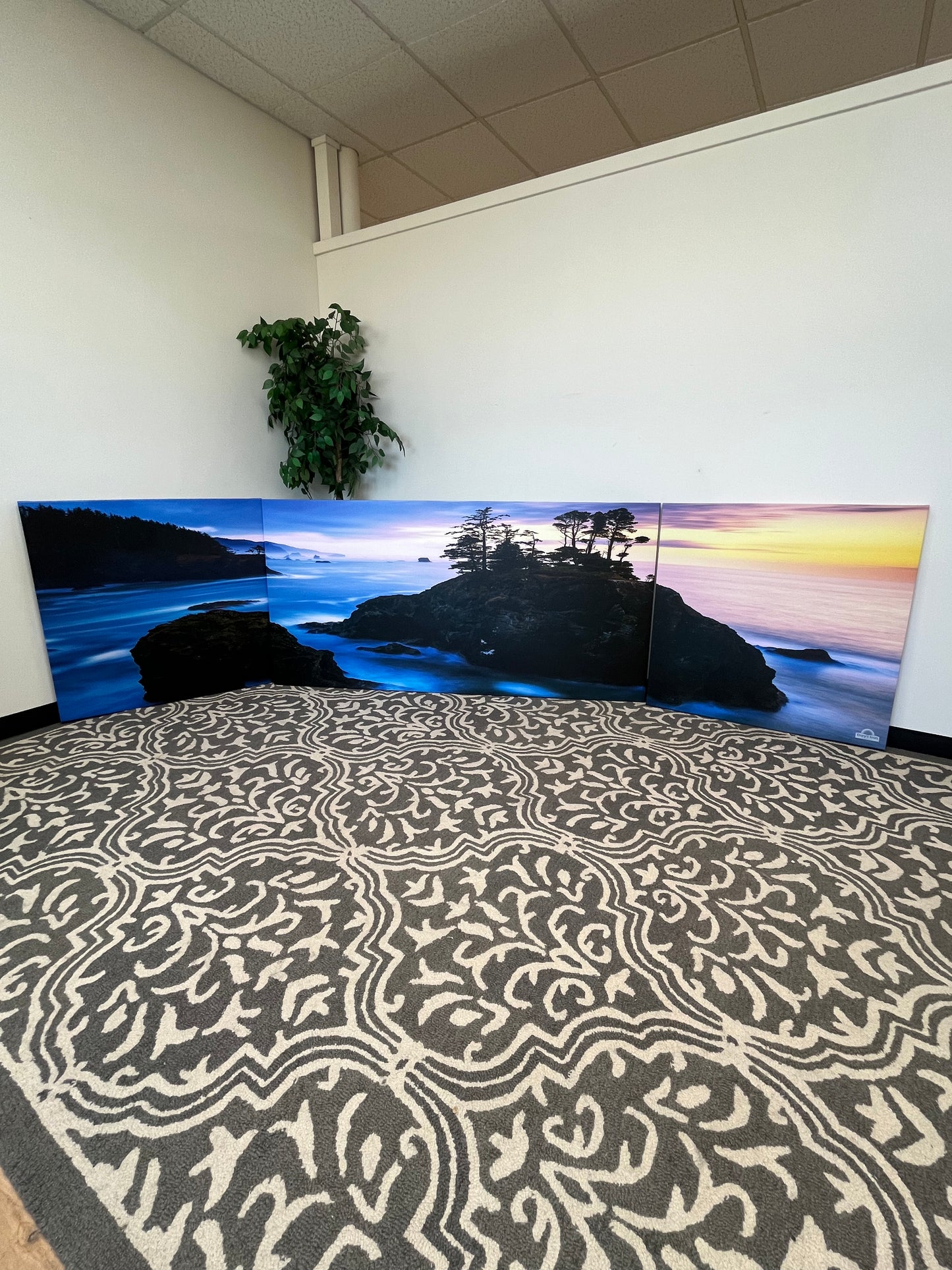 Ocean Landscape 3 Canvas Set