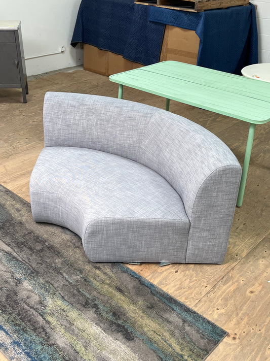 Modern Rounded Loveseat