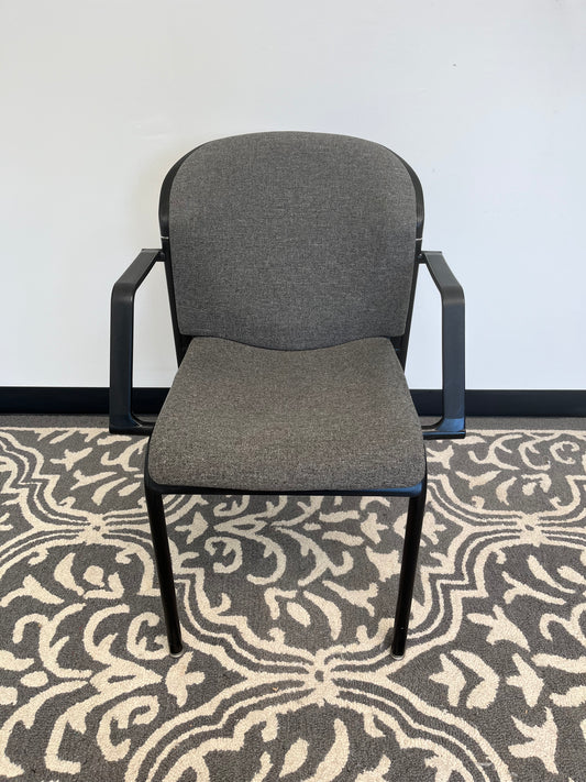 Gray Stackable Arm Chair