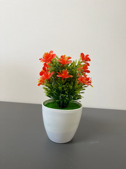 Small Faux Potted Flower