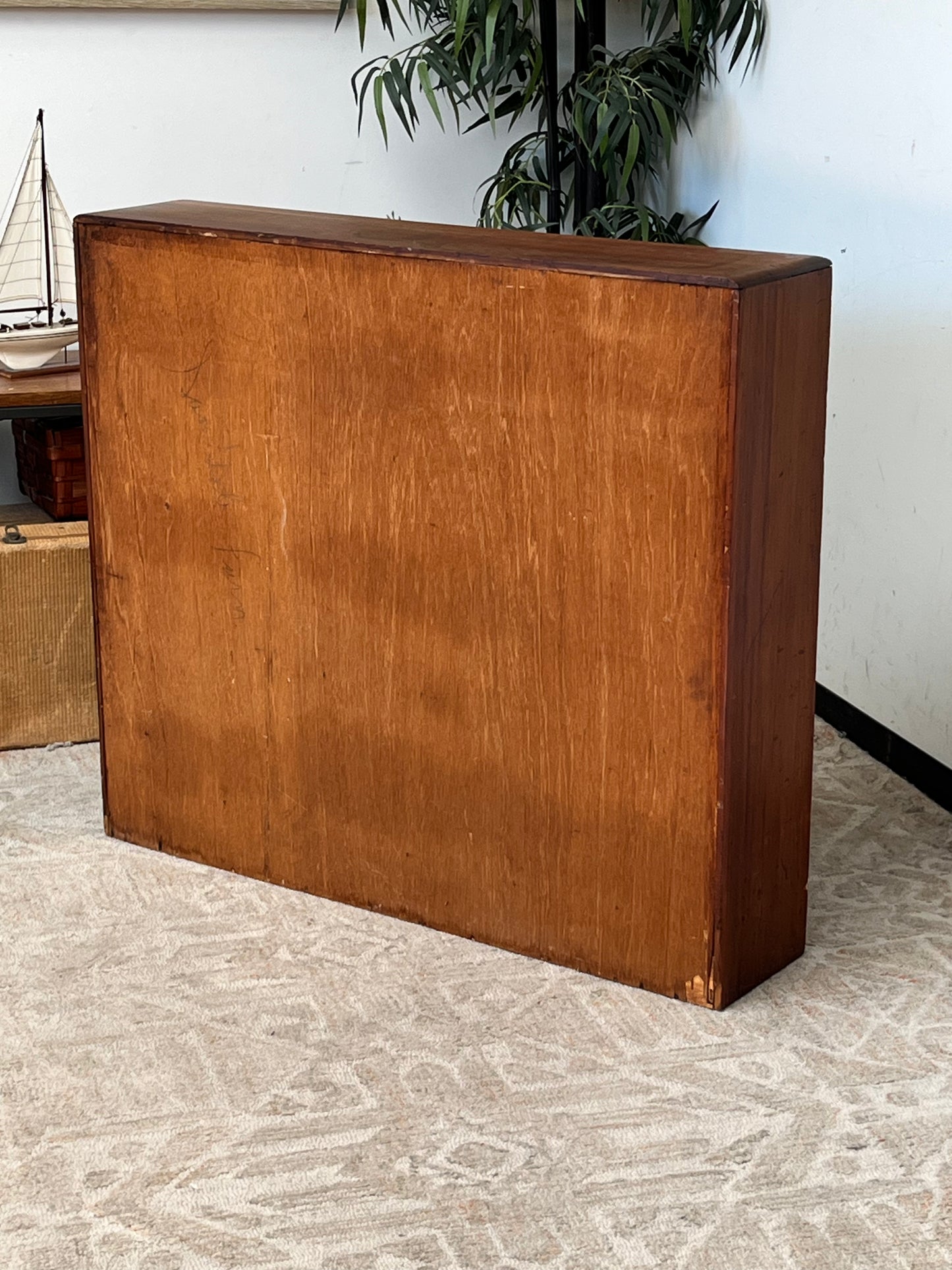 Traditional Style Brown Bookcase