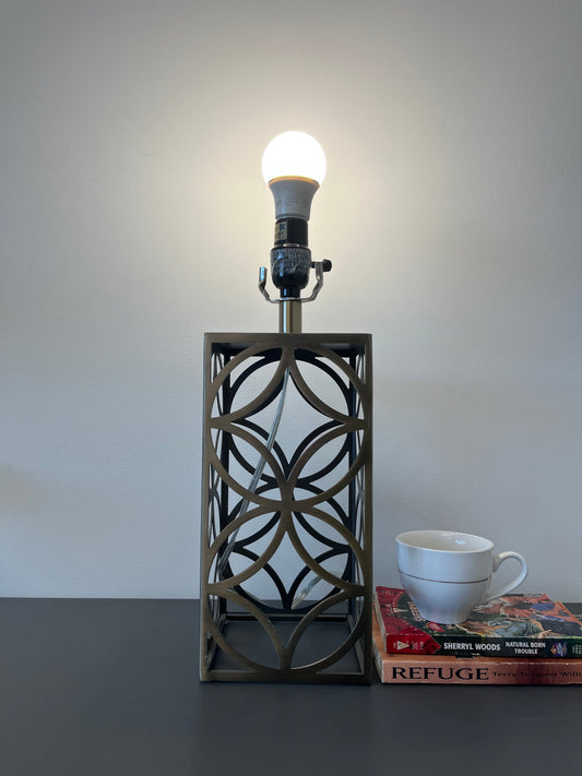 Diamond Design Table Lamp Base