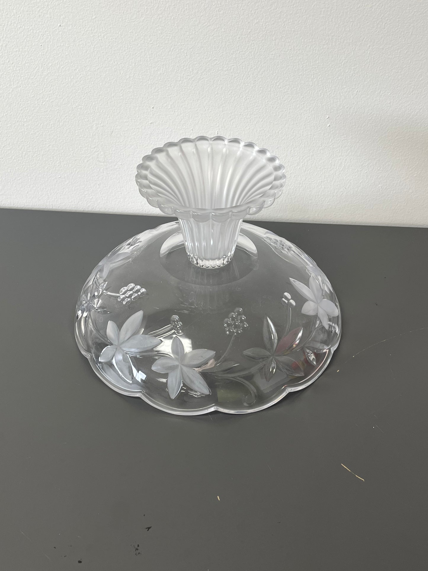 Vintage Pedestal Crystal Bowl