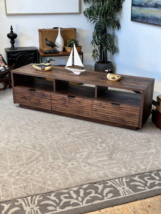 Slated TV Media Stand