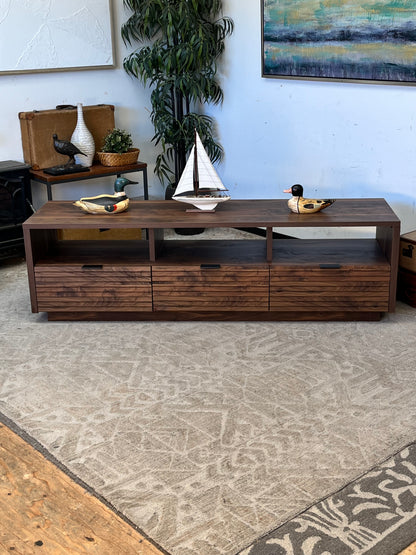 Slated TV Media Stand
