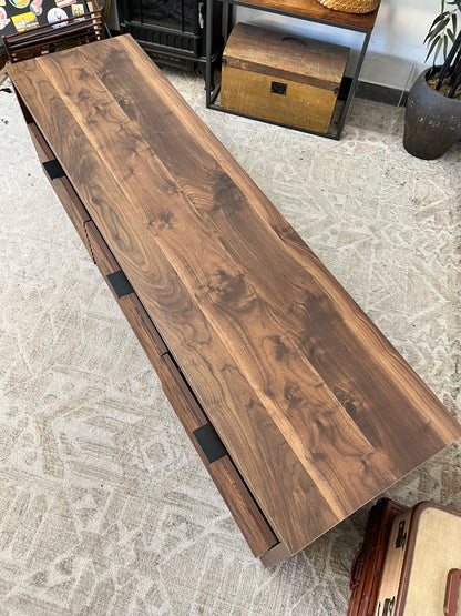 Slated TV Media Stand