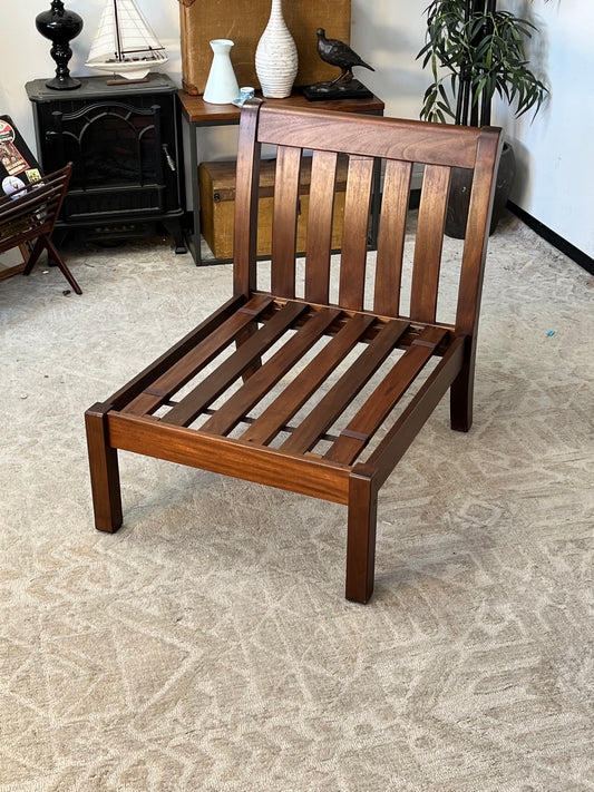 Outdoor Wooden Chair - Missing Cushion