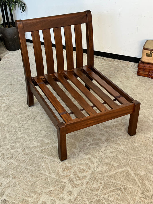 Outdoor Wooden Chair - Missing Cushion