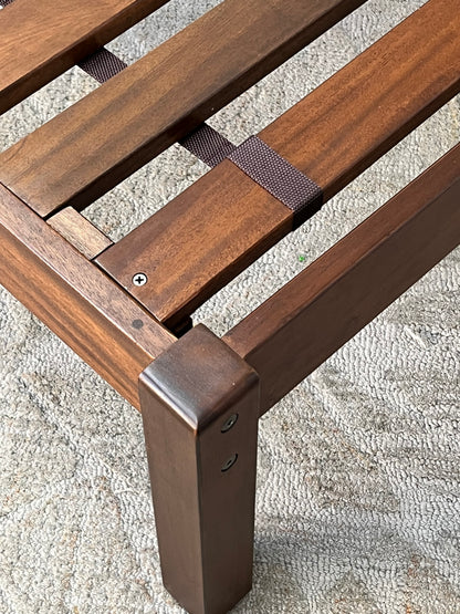 Outdoor Wooden Chair - Missing Cushion