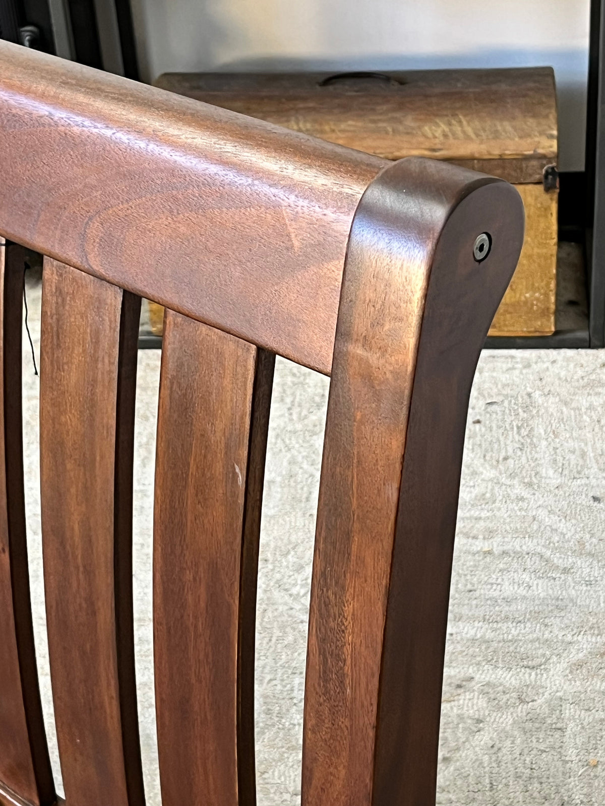 Outdoor Wooden Chair - Missing Cushion