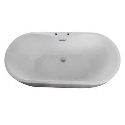Barclay's Penney 61" Acrylic Freestanding Tub with Integral Drain