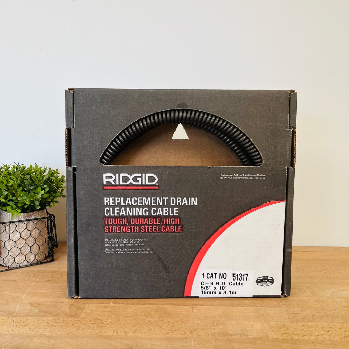Ridgid Drain Cleaning Cable