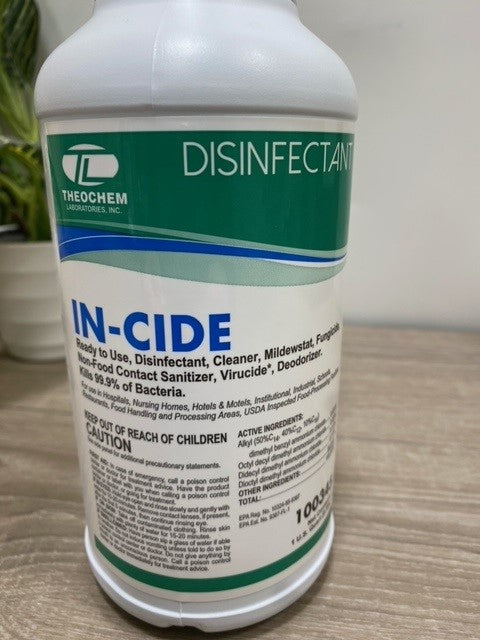 Incide Disinfectant Deodorizer Cleaner