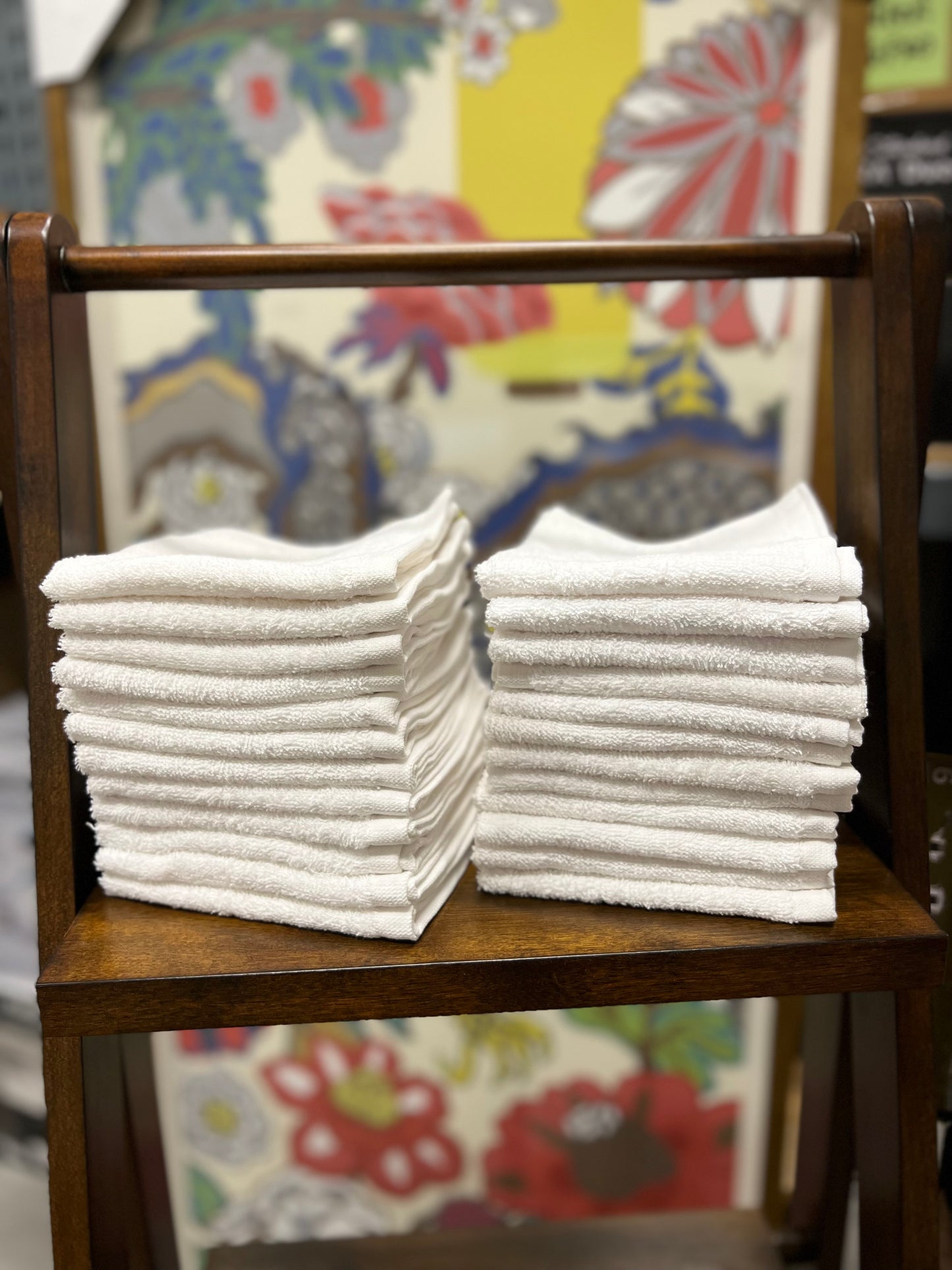 White Washcloth Towel